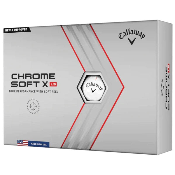 CALLAWAY - PELOTA CHROME SOFT X LS 3PK
