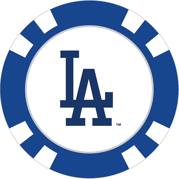 Ficha de póker MLB Los Angeles Dodgers