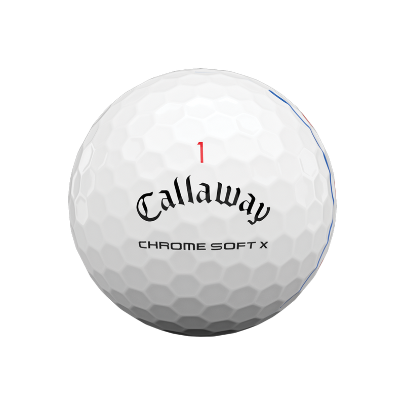 CALLAWAY - PELOTA CHROME SOFT X TRIPLE TRACK 3PK