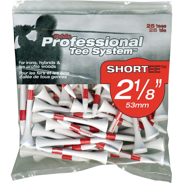 Pride PTS - TEES BLANCOS 2 1/8'' 25PK